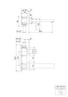 Steinberg 160 1814 3 Waschtisch-Wand-Einhebelmischer...