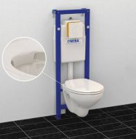 WISA XS WC-Vorwandelement Incl. Schallschutzset mit nur 38 cm Breite