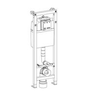 WISA XS WC-Vorwandelement Incl. Schallschutzset mit nur 38 cm Breite